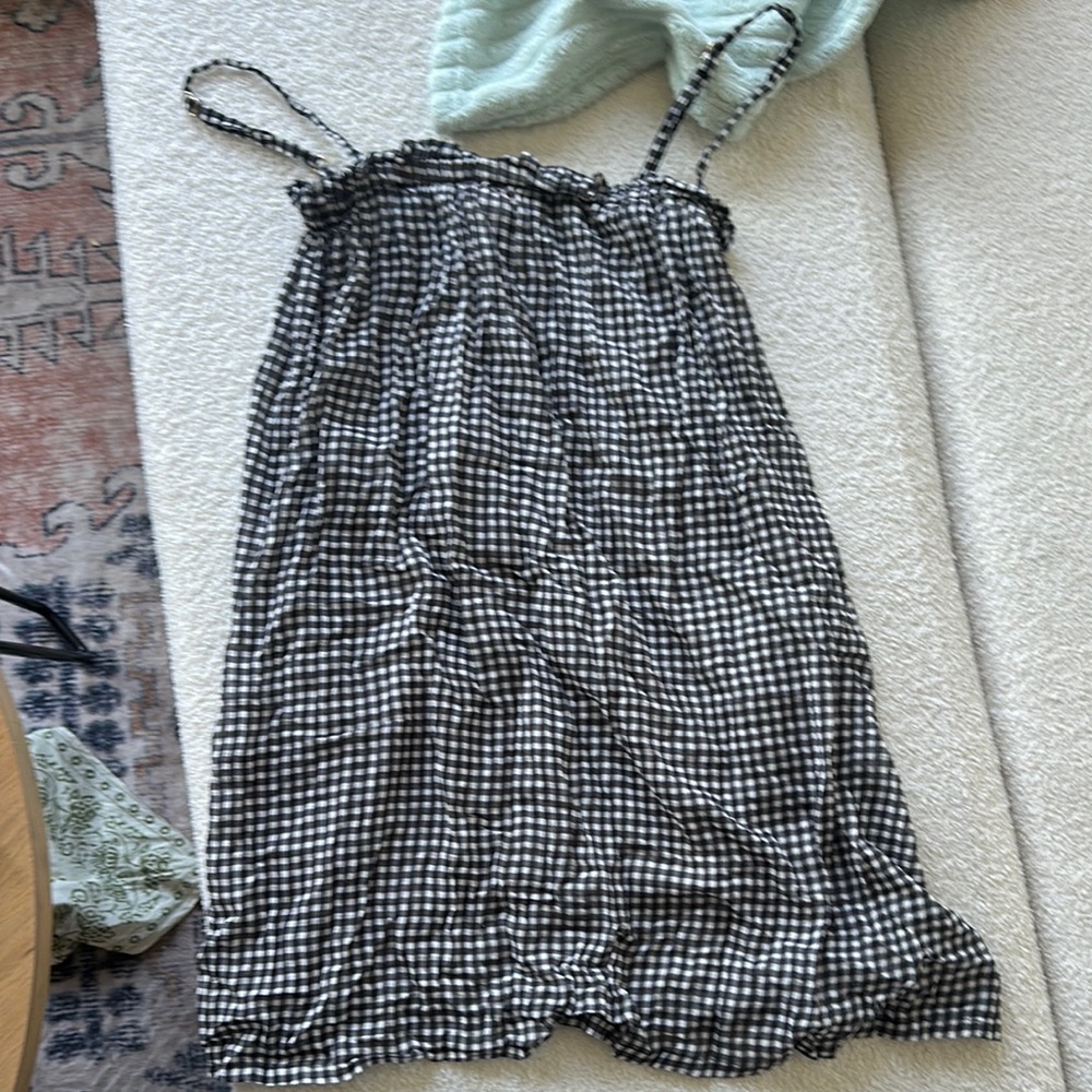 Kate Spade Black and White Checkered Top